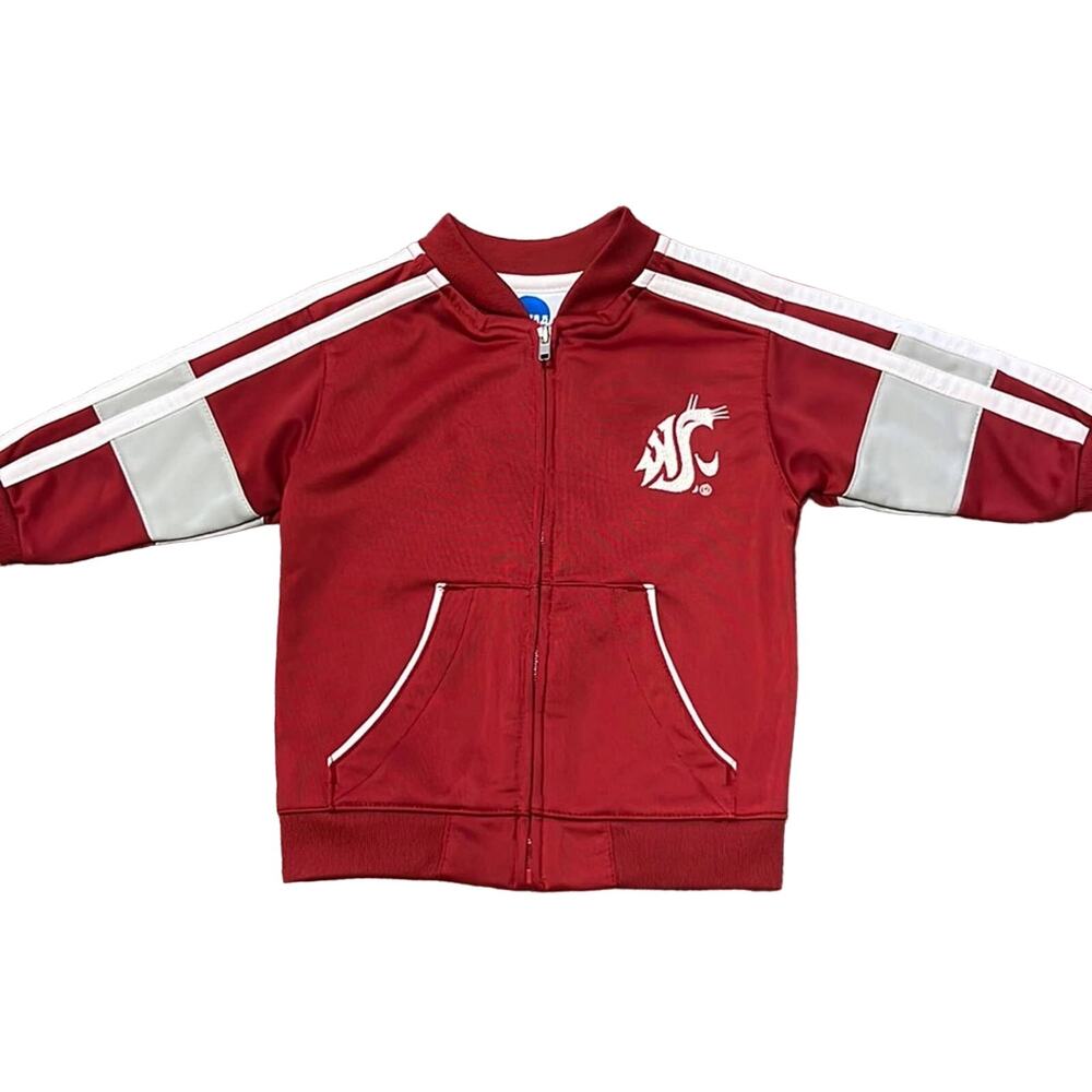 Ncaa by outerstuff Wash state university zip up track baby jacket 6/9 months